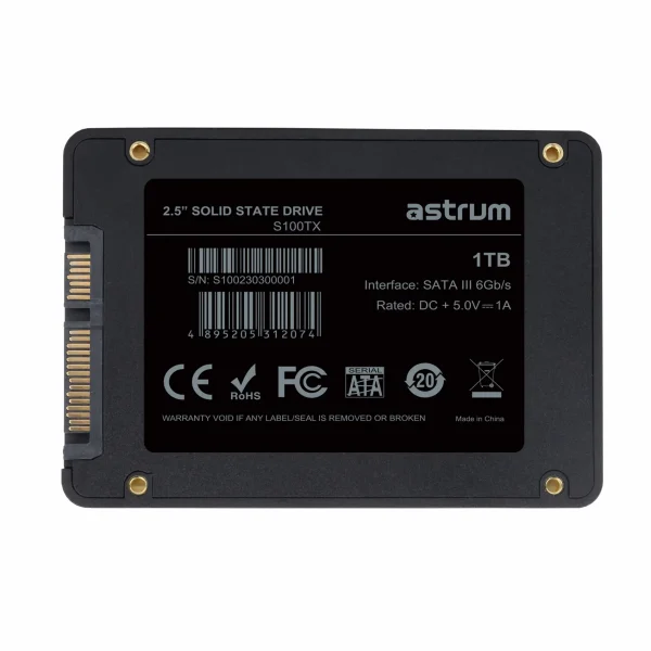 S100TX 1TB 2.5 SATA3 SSD DRIVE 529/520M"