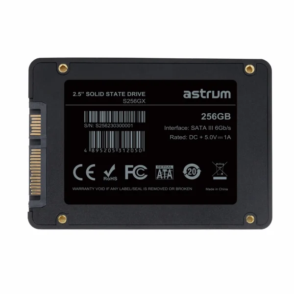 S256GX 256GB 2.5 SATA3 SSD DRIVE 544/49"