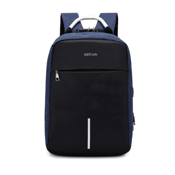 LB220 BACKPACK OXFORD 300D 15 BLUE/BLAC"