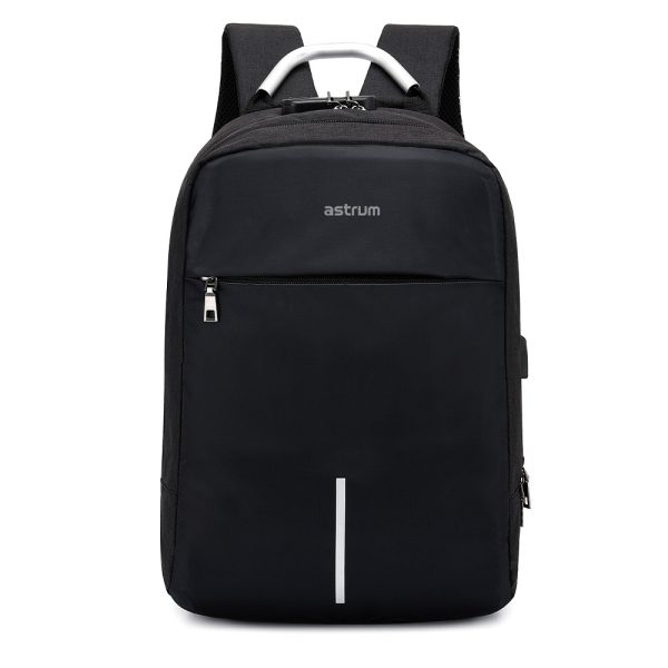LB220 BACKPACK OXFORD 300D 15 BLACK/BLA"