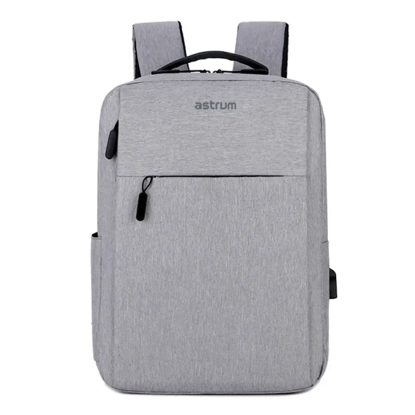 LB200 BACKPACK OXFORD 15 USB GREY"