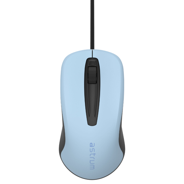 Astrum Smart Wired USB Mouse Black/Blue -  MU120