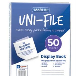 Marlin A4 All Purpose 50 Page UniFile Display Book