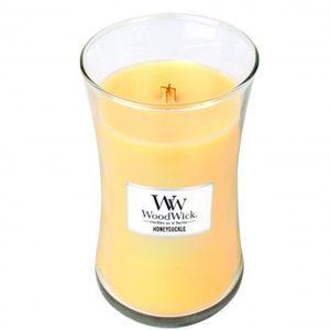 Woodwick Honey Suckle Large Candle Jar
