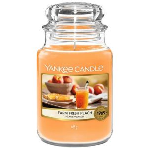 Yankee Candle Fresh Peach Large Jar Retail Box No warranty