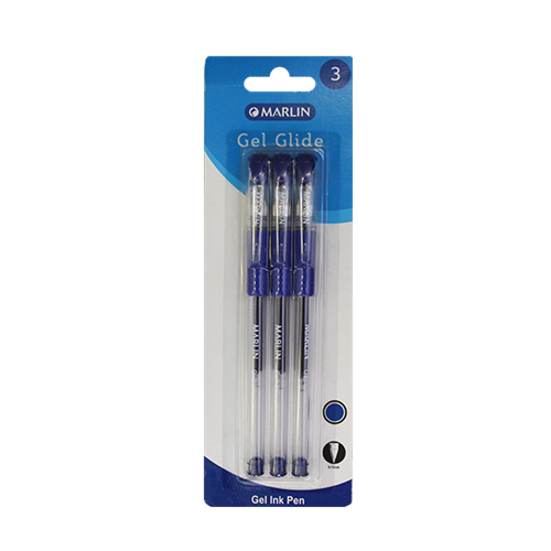 Marlin Gel Glide Gel Ink Pens Colour: Blue
