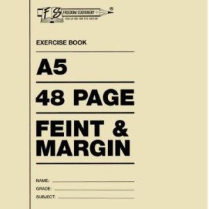 Nexx A5 College Exercise Book 48 Page Feint & Margin