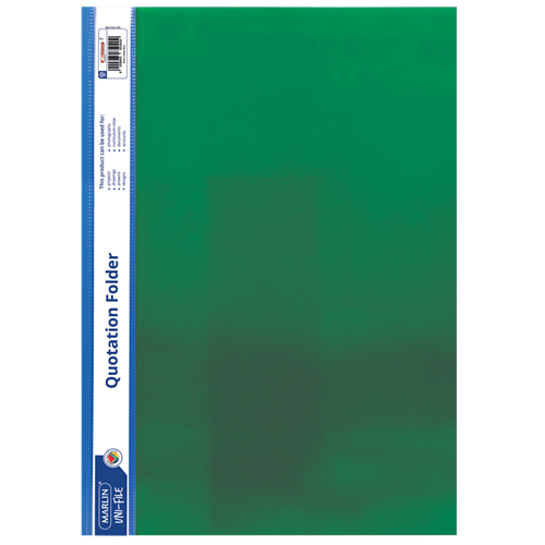 Marlin A4 Quotation and Presentation Folder – Green