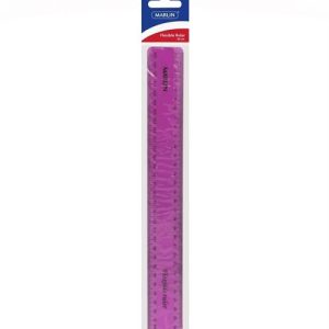 Marlin Flexible 30cm Ruler Pink-