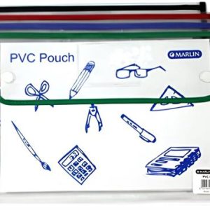 Marlin Clear PVC Book Bag Pouch