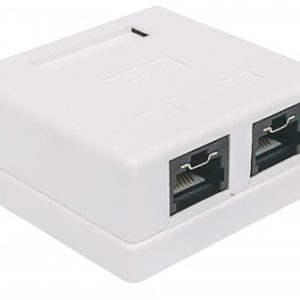 Intellinet Locking Cat6 UTP Mount Box