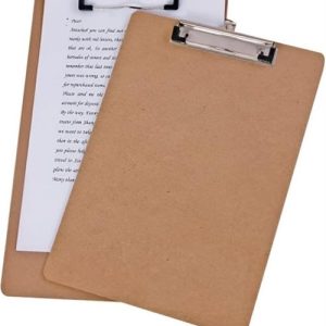 Brainware A4 Masonite Clipboard- Includes