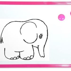 Brainware A4 Magnetic Whiteboard Pink