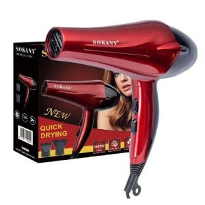 Sokany Metalic Red Professional Hairdryer 2400w
