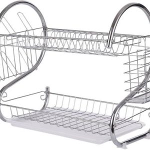 Casey 2-Layer 38cm Stainless Steel Dish Rack