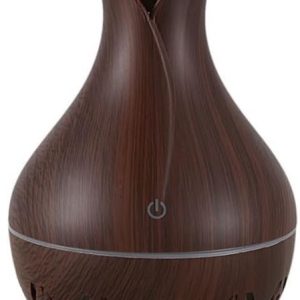 Casey Ultrasonic Aroma Humidifier Dark Hollow Wood Grain