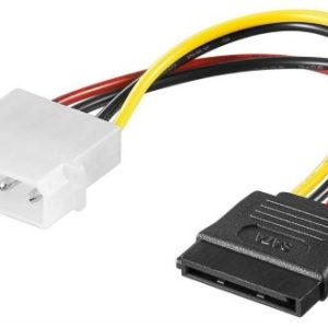 UniQue SATA Male to 4 Pin Female Molex Adapter