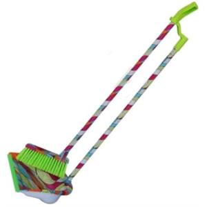 Totally Long Dust Pan Broom Set Rainbow Design