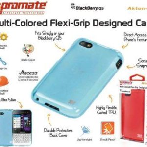 Promate Black  Akton-Q5 Blackberry Q5  flexi-grip case