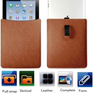 Promate iSlim.3 iPad protective easy pull shamwa leather