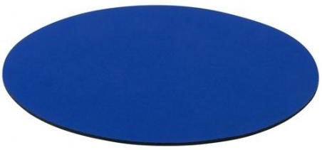 BLUE SPHERE ROUND MOUSE PAD, 18CM