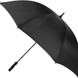 Casey Large Handheld Black Umbrella